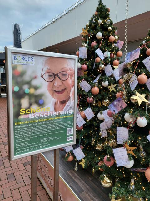 Allen rund 400 Menschen in den vier Hürther Seniorenheimen möchte die Bürgerstiftung Hürth einen Wunsch erfüllen. | Foto: Bürgerstiftung Hürth