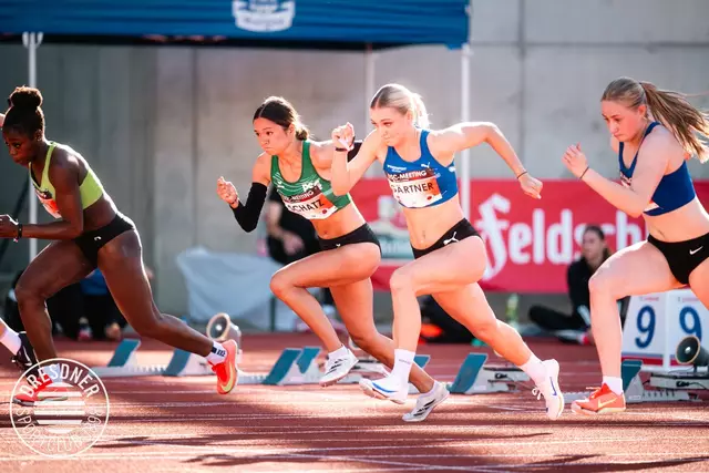 Die zeitliche Vorgabe für die EM hat Samita Schatz (im grünen Trtikot) bereits erreicht. Um allerdings letztlich im Trikot des Deutschen Leichtathletikverbands (DLV) ihr Heimatland vertreten zu dürfen, bedarf es noch einem der ersten drei Plätzen bei den diesjährigen Deutschen Meisterschaften.  | Foto: Patrick Schönknecht