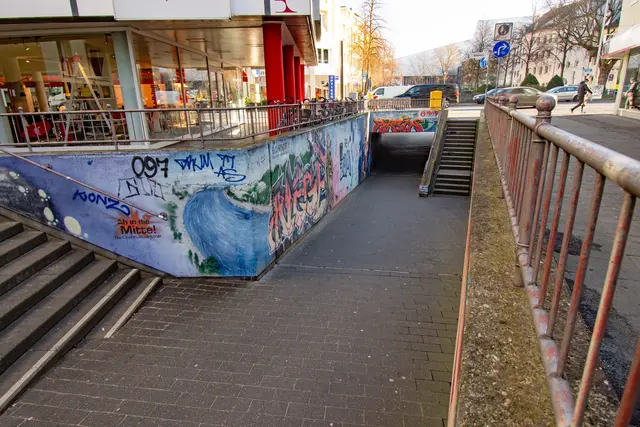 Mitte Augutst 2025 beginnen die Bauarbeiten zur barrierefreien Neugestaltung und Modernisierung der Unterführung Belderberg.  | Foto: Sascha Engst/Bundesstadt Bonn