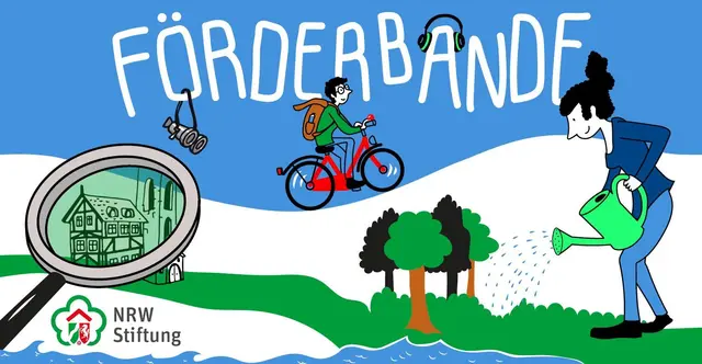 Die NRW-Stiftung ergründet zusamannen mit Journalistin Marija Bakker und dem Geschäftsführer des Naturparks Nordeifel, Dominik Hosters, die Sternenhimmel der Eifel.   | Foto: NRW-Stuftung Förderbande