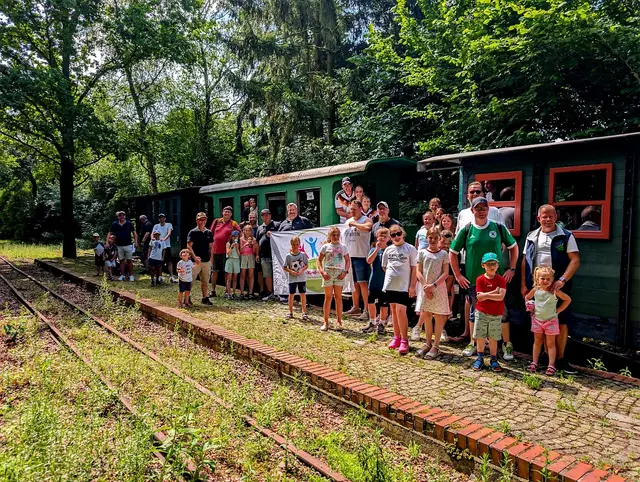 Im Feldbahnmuseum Oekoven erlebte der Vater-Kind-Kreis Kerpen eine spannende Zeitreise in die die Welt der Dampfeisenbahnen. | Foto: Vater-Kind-Kreis Kerpen