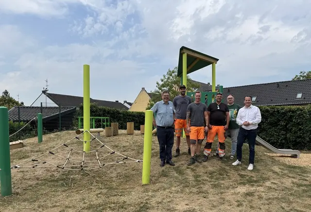 Mit den neuen Spielgeräten soll der Spielplatz für Familien in Sinnersdorf noch attraktiver werden und zusätzlichen Raum für Bewegung, Begegnung und Entdeckungen bieten. | Foto: Stadt Pulheim