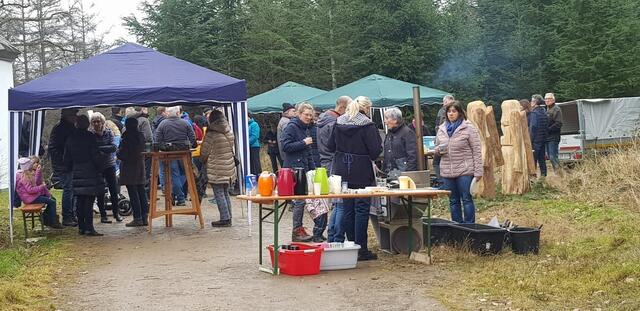 Waffeln auf dem Flockenberg.     | Foto: Petra Klein