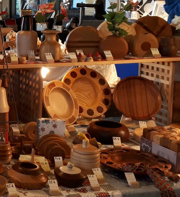 Auch Holzarbeiten sind auf der Osterausstellung der Kunstgemeinschaft Kerpen zu sehen. | Foto: Kunstgemeinschaft