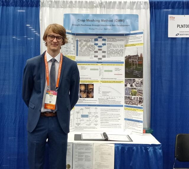 Rufus Wegner, Abiturient am St. Michael-Gymnasium 2022 und ehemaliger Jugend forscht-Schüler hat vor wenigen Tagen bei einem internationalen Wissenschaftswettbewerb in Dallas einen hervorragenden vierten Platz erreicht.  | Foto: Jugend forscht