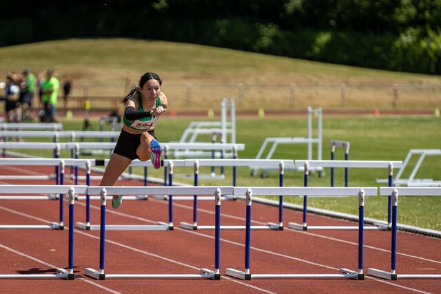 Samita Schatz vom Pulheimer SC geht bei den Deutschen Jugend-Meisteschaften über 100 Meter Hürden als Top-Favoritin an den Start. | Foto: Pulheimer SC