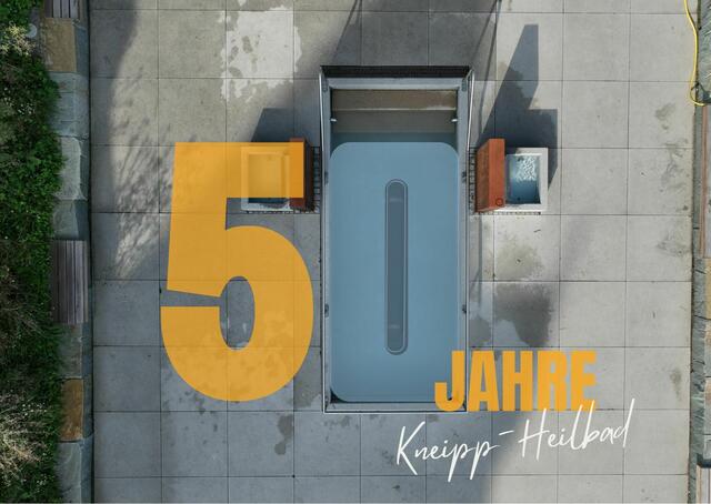 Zum Jubiläumsjahr ist in Bad Münstereifel das neue Kneipp-Wassertretbecken fertiggestellt worden. In diesem Jahr wurde es von Bürgern und Besuchern bereits sehr oft genutzt. 			 | Foto: Grafik/Mager/Schmitten/Stadt Bad Münstereifel