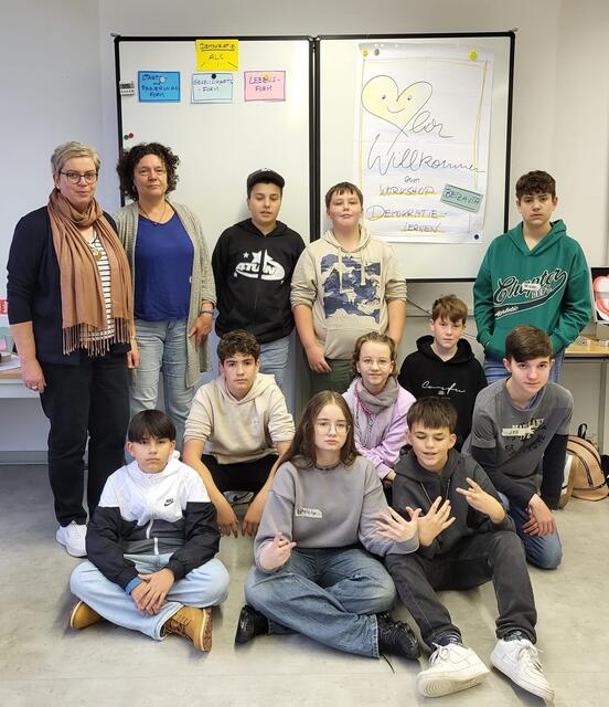Bei den Realschüler*innen kam das Programm sehr gut an.                                              | Foto: (c) Realschule