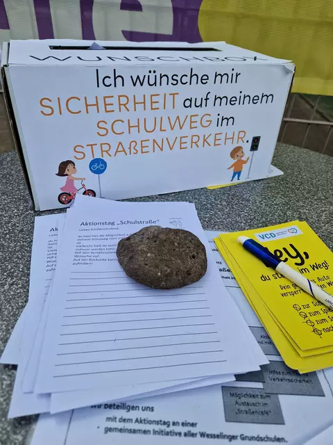 Die „Wunschbox“ bei Aktionstag. | Foto: Lamprecht