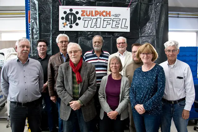 Der neue Vorstand der Zülpicher Tafel.  | Foto: Tafel