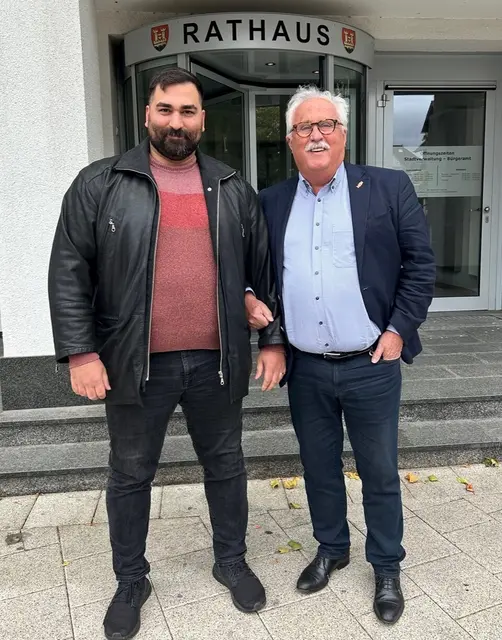 Aziz Cöcelli (links) und Friedrich Reusch.  | Foto: SPD