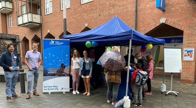 Stand beim Troisdorfer Digitaltag.  | Foto: Stadt