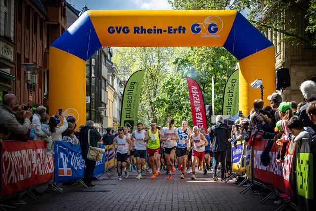 Über einen „deutlichen Aufwärtstrend“ freuen sich die Veranstalter des GVG-Frühlingslaufs. Die erwartete Starterzahl wurde mit 1478 Anmeldungen deutlich überschritten.  | Foto: Axel Kohring / BEAUTIFUL SPORTS