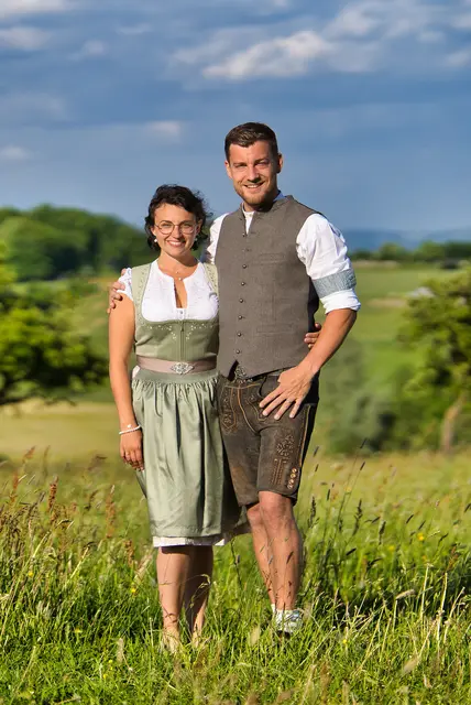 Anna und Max Grün.  | Foto: Daniel Schönenborn/© Ernteverein Drabenderhöhe eV.