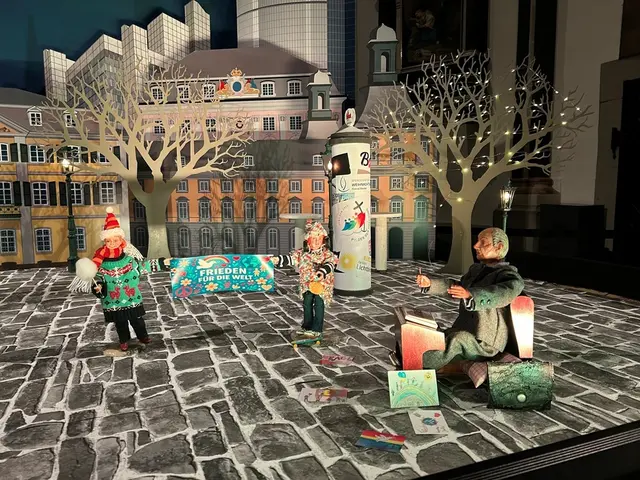 Die Bonner Stadtkrippe lädt alle Bonnerinnen und Bonner sowie Gäste der Stadt ein, das Weihnachtsgeschehen mitten in unserer Stadt und unserer Zeit zu entdecken.  | Foto: Stadtdekanat Bonn