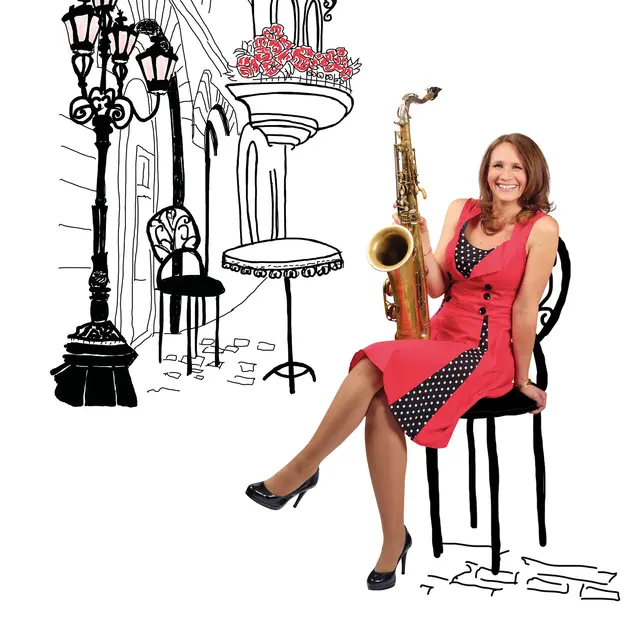 Christine Corvisier, französische Saxophonistin, ist mit ihrem Projekt „Chansons de Cologne“ bei der Reihe „Jazz im Löhrerhof“ in Hürth zu Gast.  | Foto: Christine Corvisier