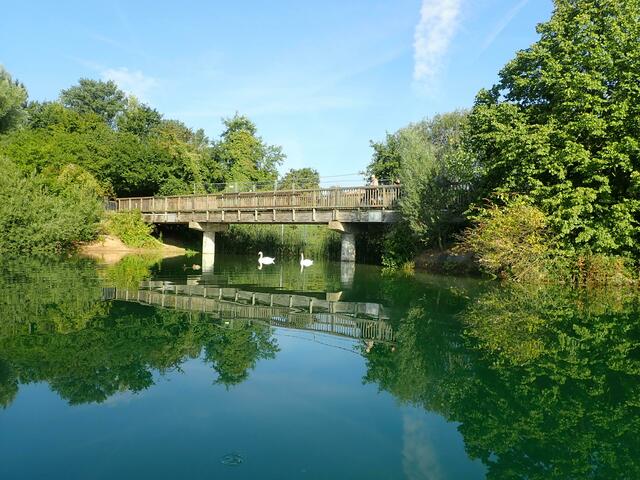 Die Brücke aus dem Jahr 1991 wird nun neu gebaut.  | Foto: Stadt Köln