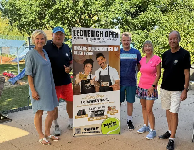 Das Team der Turnierleitung (von links):Karen Brzoska, André Mallon, Jens Ruckes, Birte Fritsch und Franz Schmalen.  | Foto: TC Lechenich