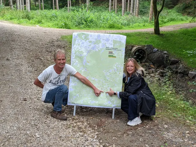 Bernd Hiltrop und Bürgermeisterin Sabine Preiser-Marian. | Foto: Pressestelle Bad Münstereifel