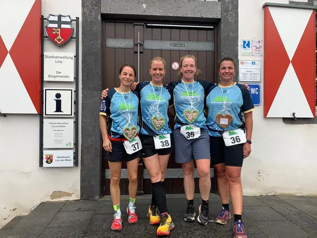 Die Sportlerinnen des BTV: Ines Birk, Julia Berninger, Annika Rüter und Melanie Meyer. | Foto: Annika Rüter