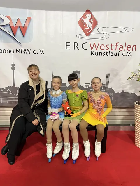 Trainerin Gaby Krakau mit einigen ihrer Schützlinge.  | Foto: Hendrik Boos