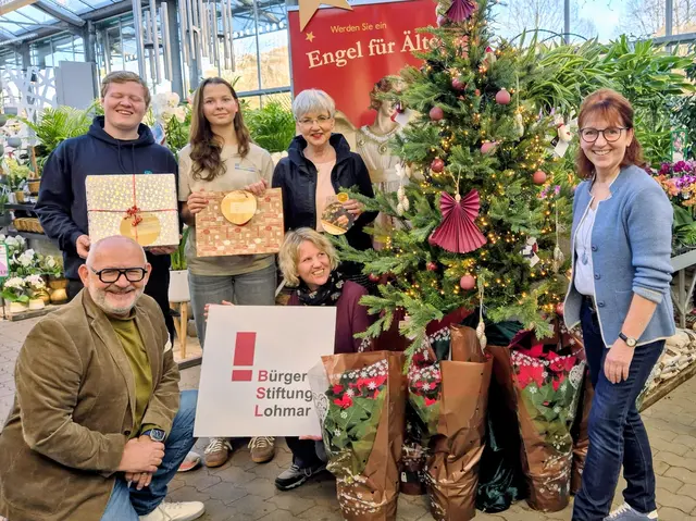 Einige „Engel“ in Aktion für ihre Mitmenschen (von links): Rüdiger Ramme, Dennis Braun, Melina Schlüter, Gabriele Willscheid, Pamela Weeg und Patricia Beug.  | Foto: BürgerStiftungLohmar
