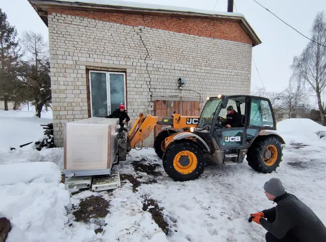 Der Generator aus Hürth hat sein Ziel Peremyschljany erreicht.  | Foto: Stadt Hürth