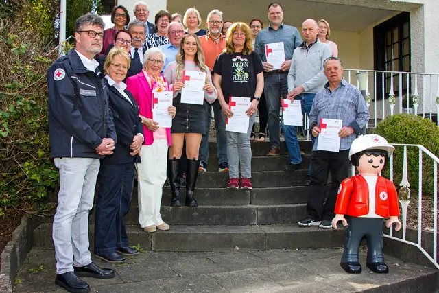 Im Rahmen einer Feierstunde am 11. April ehrte der DRK-Ortsverein Waldbröl treue Blutspenderinnen und Blutspender | Foto: 2026 DRK-OV Waldbröl e.V.