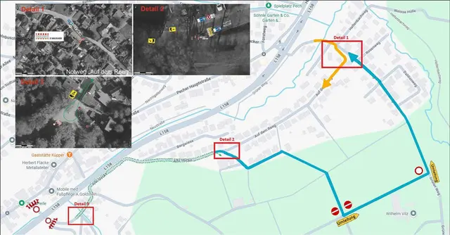 Anfang August beginnen nach dem aktuellen Stand die vorbereitenden Arbeiten für den Brückenabriss und den anschließenden Neubau.Abbildung: Gemeinde Wachtberg | Foto: Gemeinde Wachtberg