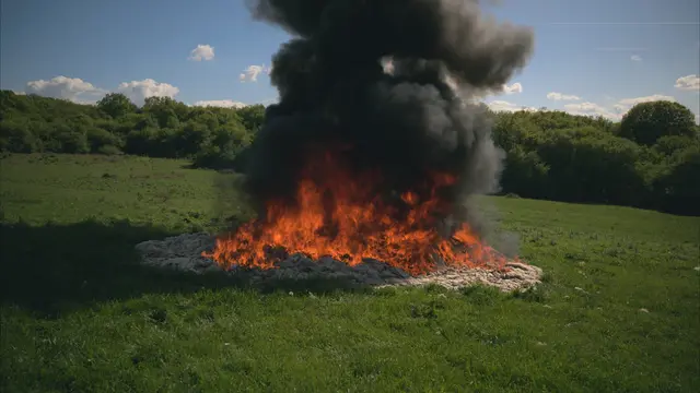 Nicht genutzte Wolle landet im Feuer. Über 60 Millionen Schafe in der EU geben mehr als 100 Millionen Kilo Wolle, doch 60 Prozent dieser „Wunderfaser“ werden jährlich vernichtet.  | Foto: Walter Aigner