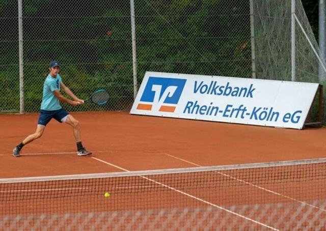 Henri Squire 2020 in Aktion auf dem Center Court. | Foto: M. Randerath