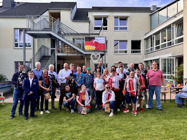Bei der „Get-together-Party“ im Paul-Kraemer-Haus in Frechen, lernten sich die deutsch-polnischen Teilnehmer des Austauschs bei Musik und Tanz besser kennen. | Foto: Rhein-Erft-Kreis