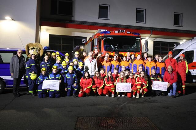 Einstimmig hatte der Vorstand von „Wir helfen vor Ort“ beschlossen, das Geld an die Jugendfeuerwehr, die Deutsche Lebens-Rettungs-Gesellschaft und das Technische Hilfswerk zu spenden. | Foto: Michael Kupper