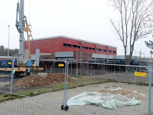 Soll zum Beginn des neuen Schuljahres im August wieder zur Verfügung stehen: die Turnhalle in Bliesheim.  | Foto: Düster