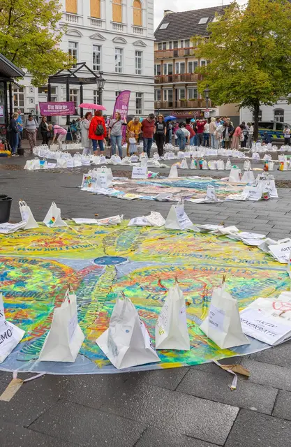 Das Projekt „Aktiv für Demokratie“ wurde von der Initiative  „Siegburg zeigt Haltung“ in Siegburg umgesetzt.  | Foto: Siegburg zeigt Haltung