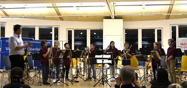 Mit Blasinstrumenten präsentierte der musikalische Nachwuchs beim Herbstkonzert sein Können. | Foto: Jörg May
