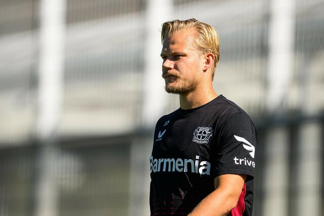 Joel Pohjanpalo verlässt Bayer 04 Leverkusen und stürmt ab sofort für den italienischen Fußball-Zweitligisten FC Venedig.  | Foto: Bayer 04