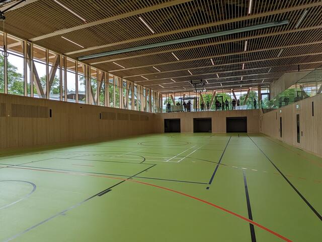 Innovativ und einzigartig: Die neue Kultur- und Sporthalle kann sich sehen lassen. | Foto: fes