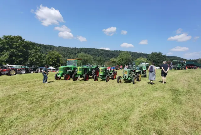 Bei herrlichem Sommerwetter war das Treckertreffen wieder ein voller Erfolg. | Foto: Fries