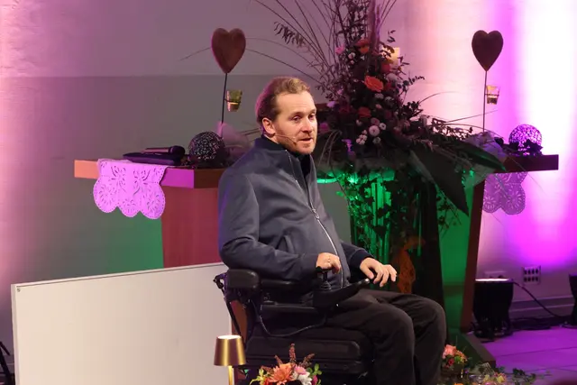 Samuel Koch war zu Gast in Wiehl.  | Foto: Michael Kupper