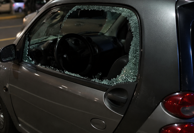 Zwei Unbekannte beschädigten in der Nacht in Wesseling einen geparkten Smart und flüchteten anschließend auf einem E-Scooter - die Polizei sucht Zeugen. | Foto: Montserrat Manke/ki-generiert mit Copilot (Symbolfoto