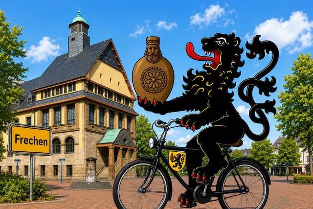 Die Stadt Frechen setzt auf nachhaltige Mobilität und bietet unterschiedliche Aktionen zur Europäischen Mobilitätswoche im September an. | Foto: KI-generiert mit Microsoft Copilot / Lars Kindermann