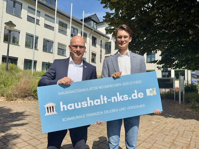 Timm Kloevekorn und Arthur Röben haben den Haushaltssimulator Neunkirchen-Seelscheid entwickelt. | Foto: privat