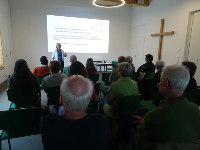 Beim „Grünen Tisch“ in Marienberghausen diskutierten die Teilnehmer über Fragen rund um den neuen Wehrdienst sowie die Themen Sicherheit und Frieden. | Foto: K.-J. Will