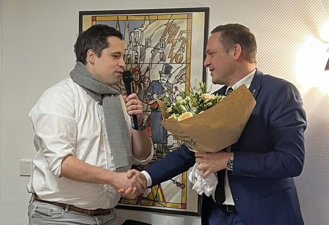 Alter und neuer CDU-Fraktionsvorsitzender von Erftstadt: Thomas Schmalen (l.) und Stephan D. Bremer. | Foto: CDU Erftstadt