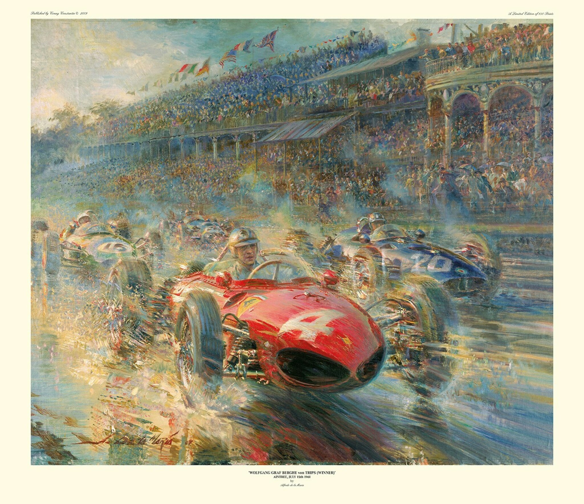 Graf Berghe Von Trips Ring Kerpen Ausstellung auf Schloss Loersfeld: Wie Künstler Graf Trips und den