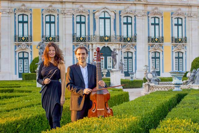 Dorothee Oberlinger und Vittorio Ghielmi. | Foto: Luís Duarte