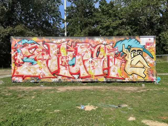Bereits im Sommer 2024 konnte der Container kreativ von Graffiti-Künstler*innen genutzt werden.  | Foto: Eugen Schramm/ Arts four Love