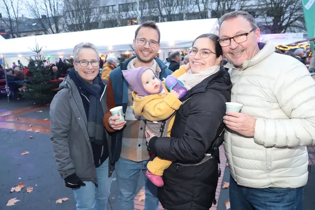 
Selbst die Jüngsten hatten viel Spaß auf dem Adventsmarkt. | Foto: we