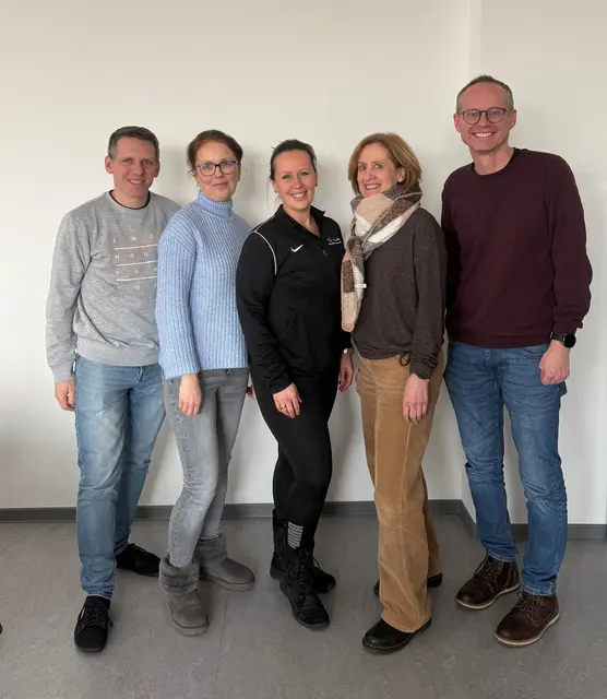V.l.n.r. Roland Karb, Marlen Milde, Julia Schuh, Ulla Hombach, Thomas Nauroth | Foto: L. Schuh